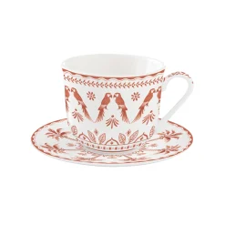 Ethnique|Petit Dejeuner>Easy Life Tasse de petit déjeuner avec assiette EXOTIC VIBES