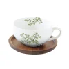 Nature|Petit Dejeuner>Easy Life Tasse de the 250 ml en porcelaine avec souscoupe NATURA