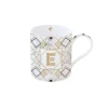 Tasse En Cadeau|Petit Dejeuner>Easy Life Tasse en porcelaine de 350 ml MONOGRAM E