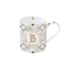 Tasse En Cadeau|Petit Dejeuner>Easy Life Tasse en porcelaine de 350 ml MONOGRAM B