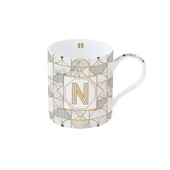 Tasse En Cadeau|Petit Dejeuner>Easy Life Tasse en porcelaine de 350 ml MONOGRAM N