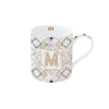 Tasse En Cadeau|Petit Dejeuner>Easy Life Tasse en porcelaine de 350 ml MONOGRAM M