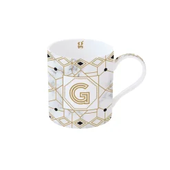 Tasse En Cadeau|Petit Dejeuner>Easy Life Tasse en porcelaine de 350 ml MONOGRAM G