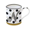 Tasse En Cadeau|Petit Dejeuner>Easy Life Tasse individuelle 350 ml en porcelaine dans une boîte A LETTER FOR YOU «N»