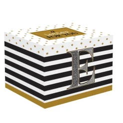 Tasse En Cadeau|Petit Dejeuner>Easy Life Tasse individuelle 350 ml en porcelaine dans une boîte A LETTER FOR YOU «E»