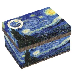 Masterpiece|Petit Dejeuner>Easy Life Tasse individuelle en porcelaine de 300 ml dans une boîte cadeau THE STARRY NIGHT