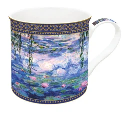 Masterpiece|Petit Dejeuner>Easy Life Tasse individuelle en porcelaine de 300 ml dans une boîte cadeau WATER LILIES
