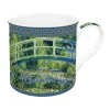 Masterpiece|Petit Dejeuner>Easy Life Tasse individuelle en porcelaine de 300 ml dans une boîte cadeau WATER LILIESAND THE JAPANESE BRIDGE