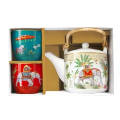 Ethnique|Petit Dejeuner>Easy Life Théière avec 2 tasses MARAJAH