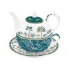 Coffret Cadeau|Petit Dejeuner>Easy Life Théière «tea for One» 350 ml en porcelaine Atmosphere JUNGLE