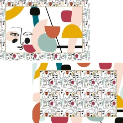 Coffret Cadeau|Services De Table En Porcelaine​>Easy Life Torchon imprimé recto/verso 45×30 en polypropylène. MODERNISM